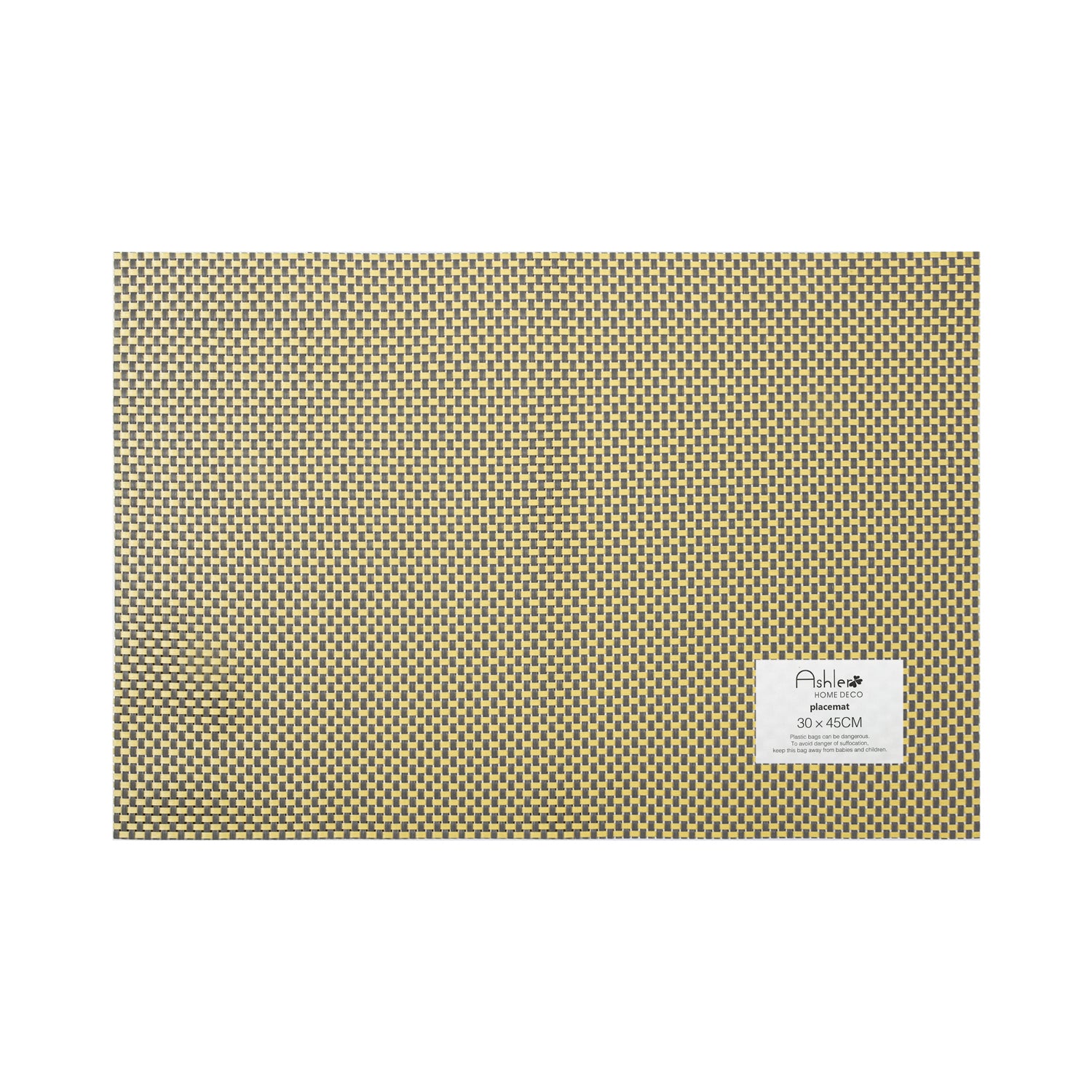 Yellow Heat-resistant Woven Place Mats Set of 4