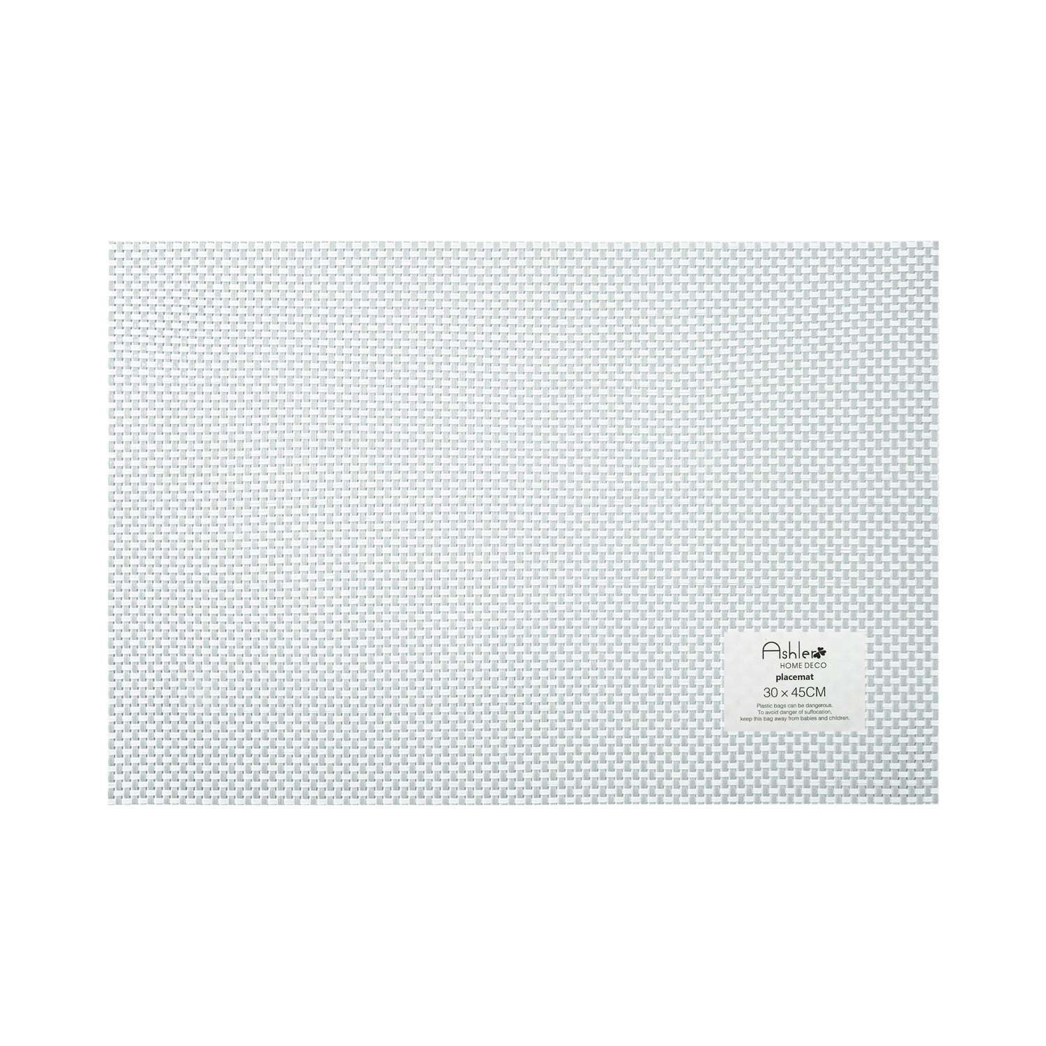White Heat-resistant Woven Place Mats Set of 4